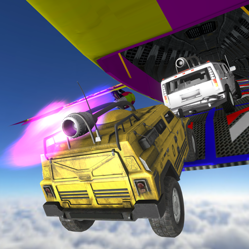 Rocket Car Racing Battle in Plane icon