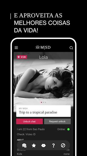 M|SD – O aplicativo de encontros mais exclusivo screenshot 3
