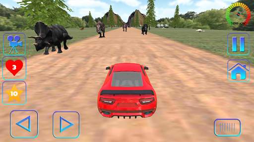 Car Racing in Dinos screenshot 3