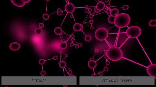 Particle Molecules 3D Live Wallpaper screenshot 15