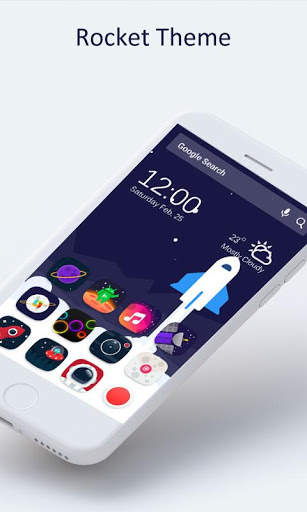 Rocket Theme for Mega Launcher screenshot 1