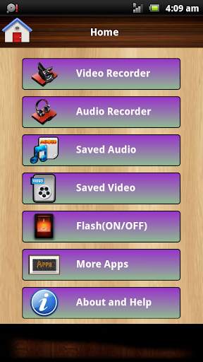 Audio and Video Recorder Lite screenshot 1