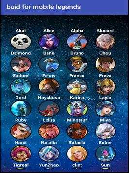 Guide/Build For Mobile Legends screenshot 1