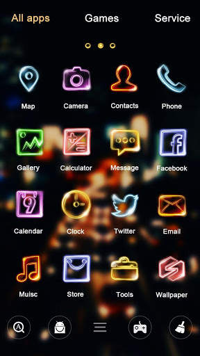 (FREE) City Lights GO Launcher Theme screenshot 2