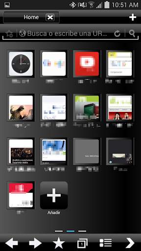 THEME BLACK GLASS BOAT BROWSER screenshot 2