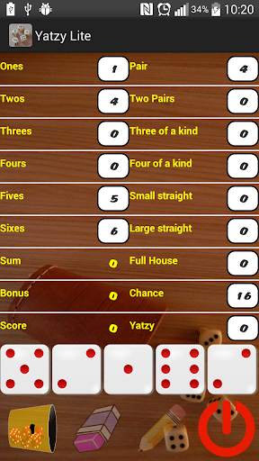 Yatzy Lite screenshot 3