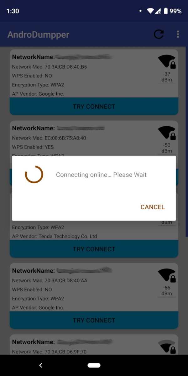 AndroDumpper Wifi ( WPS Connect ) screenshot 4