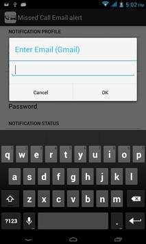 Missed Call Email Alert screenshot 3