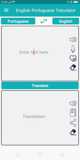 English Portuguese Translator скриншот 2