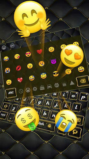 Black Gold Keyboard स्क्रीनशॉट 3