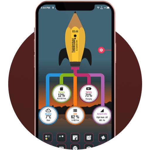 Infographic Launcher - HideApp 7.0