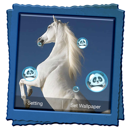 Horses Live Wallpaper أيقونة