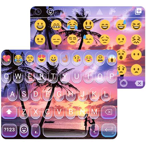 Color Beach Emoji Keyboard 1.1.2
