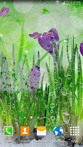 Spring Flower Live Wallpaper screenshot 1