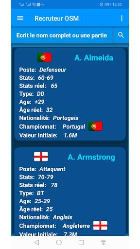 Recruteur OSM screenshot 1