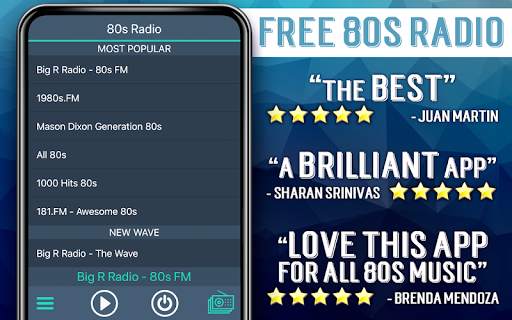 Free 80s Radio screenshot 2