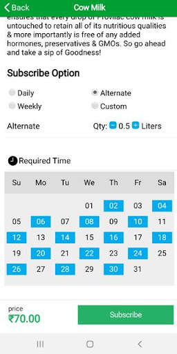 Go Dayly - Daily Milk Subscription screenshot 4