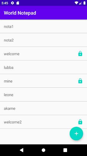 World Notepad screenshot 1