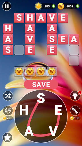Word Cross Flower Garden screenshot 1