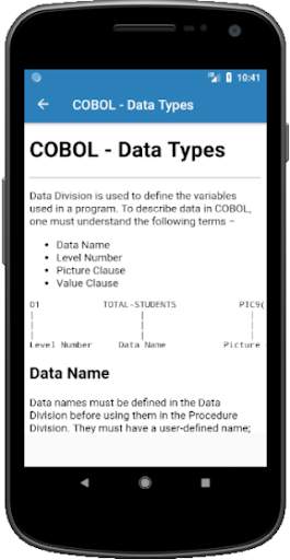 LEARN COBOL OFFLINE screenshot 4