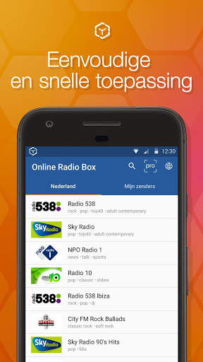 Online Radio Box - gratis screenshot 1