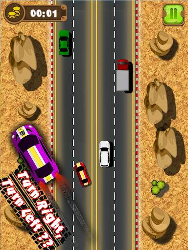Mad Car Drive 2D: Crazy Driver screenshot 12