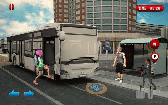 School Bus 2018: Winter Bus Driver Simulator 3D🚌 screenshot 3