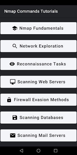 Nmap Commands Cheatsheet screenshot 1