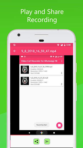 Video Call - Screen Recorder screenshot 4