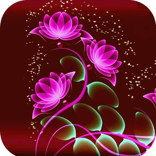 Neon Flower Wallpaper 1.03