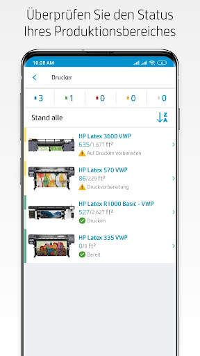 HP PrintOS for PSP screenshot 2