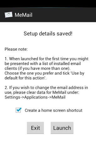 MeMail скриншот 2