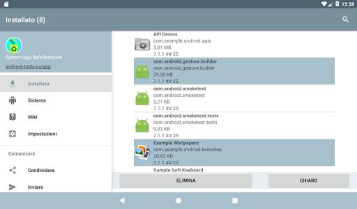 Gestore app di sistema screenshot 10