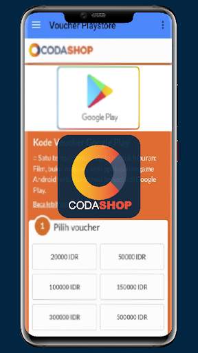 CODA SHOP App Topup Voucher Game Online screenshot 3