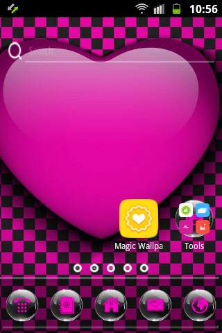 Pink Black Theme screenshot 6