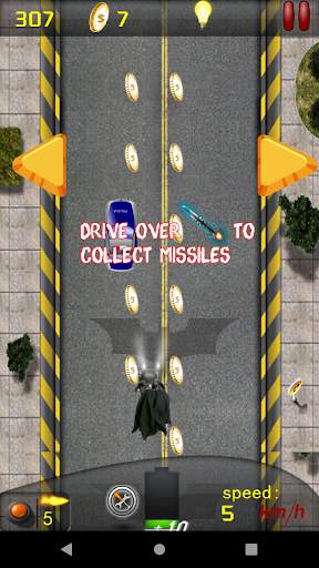 Bat Superhero Game: BatPod ride screenshot 6
