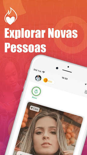 Meetly -Aplicativo gratuito de namoro e bate-papo screenshot 1