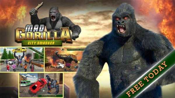 City Smasher Angry Gorilla Simulator: Rampage Game screenshot 6