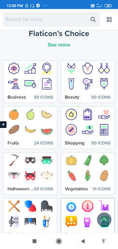 Flaticon screenshot 8