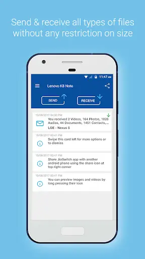JioSwitch - Transfer Files & Share It (No Ads) screenshot 1