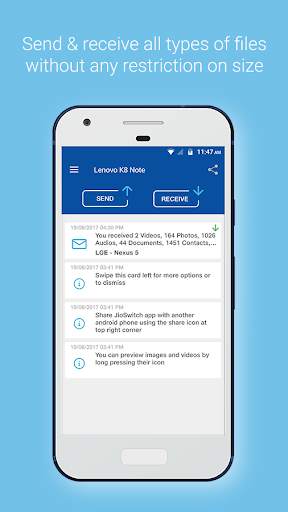 JioSwitch - Transfer Files & Share It (No Ads) скриншот 1