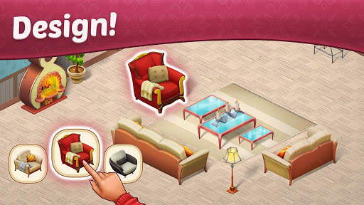 Bitcoin Girl - Home Design Match 3 screenshot 2