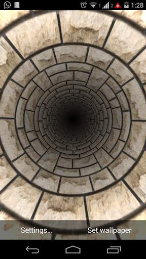 Infinite Tunnel 3D Wallpaper screenshot 2