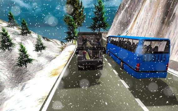 Snow Bus Driving Simulator 3D screenshot 3