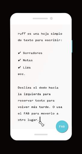 ruff: app para ⚡ notas, listas & borradores screenshot 6