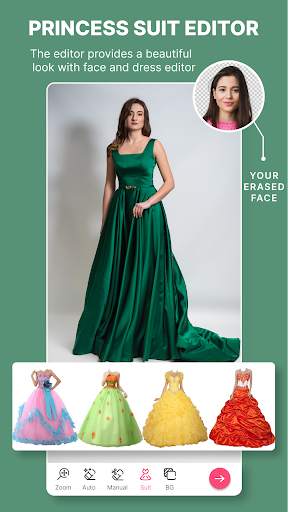 Princess Photo Suit Editor screenshot 1