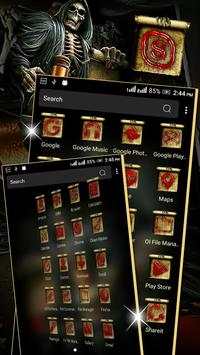 Devil Skeleton Launcher Theme screenshot 3