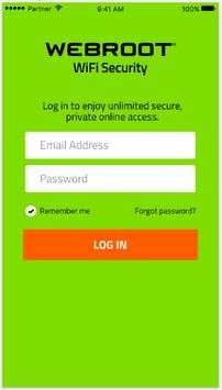 Webroot WiFi Security Beta screenshot 1