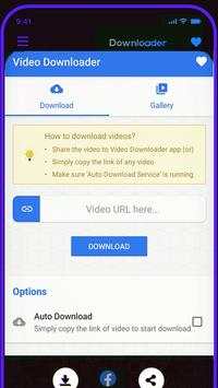 Video Downloader for facebook - No Watermark screenshot 1