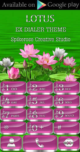 Free Lotus  Go Launcher theme screenshot 4